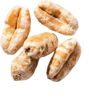 Puffed whole grains